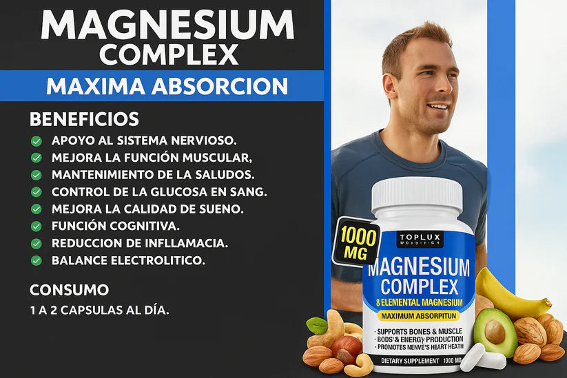MAGNESIUM COMPLEX TOP LUX 90 CAPSULAS